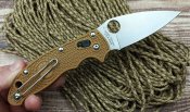 Ніж Spyderco Manix 2 coyote