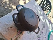 Біол чугуний казан з кришкою сковородою