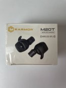 Військові беруші earmor m20t з активним шумозаглушенням, для стрільби, колір: чорний