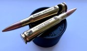 Открывашка для бутылок из макета патрона 50 bmg лазерная гравировка