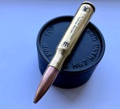 Открывашка для бутылок из макета патрона 50 bmg лазерная гравировка
