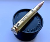 Открывашка для бутылок из макета патрона 50 bmg лазерная гравировка