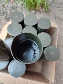 Тубуси з під мін 60 мм.. герметичні, пластик