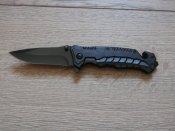 Туристичний Складний викидний ніж Boker Black Cobra з стропорізом,склобоєм,кліпса 20.5см