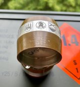 Пепельница из выстрела спг лазерная гравировка