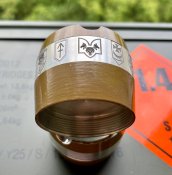 Пепельница из выстрела спг лазерная гравировка