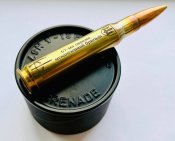 Сувенир 50 bmg лазерная гравировка