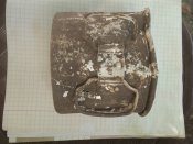 Манерка фляги Вермахта под реставрацию