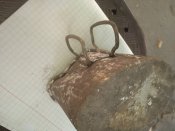 Манерка фляги Вермахта под реставрацию