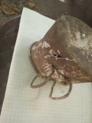 Манерка фляги Вермахта под реставрацию