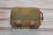Тактична сумка на пояс Койот Molle Velcro. Тактична поясна сумка (1491)