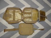 Медицинский подсумок (Аптечка) новый, цвет хаки, быстросьёмный.