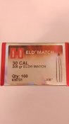 Пуля Hornady ELD Match кал. 30 208 гр (100 шт)