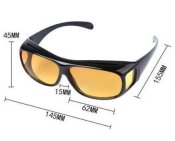 Окуляри для водіїв антифари HD Vision 2шт жовті, чорні