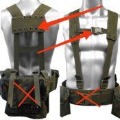 Плечові лямки  для РПС Bundeswehr (Німеччина оригінал). (1 шт.)