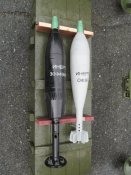 Хвостовая часть от снаряда 3ОФ49 для системы 2С9 Нона-С