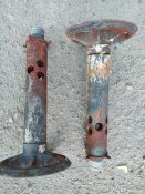 Хвостовая часть от снаряда 3ОФ49 для системы 2С9 Нона-С