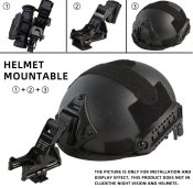 Кріплення на шолом для ПНБ приладу нічного бачення NVG Mount Metal Black