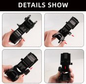 Кріплення на шолом для ПНБ приладу нічного бачення NVG Mount Metal Black