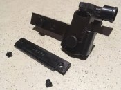 Діоптричиний приціл з направляючою "ластівковий хвіст"