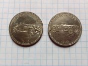 2 автомобильных жетона . Германия .