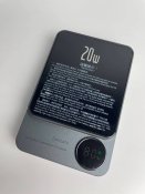 Магнітний бездротовий павербанк 20w magsafe 5000 mAh, колір - чорний