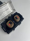 Військові беруші earmor m20t з активним шумозаглушенням, для стрільби, колір: койот