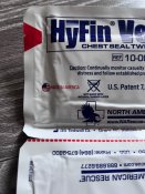 Оклюзійна пов'язка Nar HyFin Vent Chest Seal, подвійний пакет