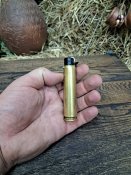 Запальничка газова з гільзи 12.7 мм на подарунок друзям, побратимам чи волонтерам