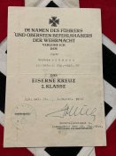 Железный Крест 2-класса 1939 год с наградным.