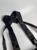 Нагрудний розвантажувальний жилет для амуніції, колір: чорний мультикам
