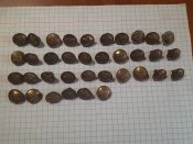 Малые форменные пуговицы ВС СССР (36 штук)