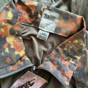 Бойова сорочка убакс USMG в камуфляжі Flecktarn