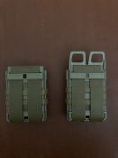 Фастмаги на MOLLE, FDE, дві штуки