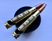 Отрывачка для бутылок из макета 50 bmg лазерная гравировка