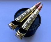 Отрывачка для бутылок из макета 50 bmg лазерная гравировка