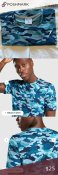 GYMSHARK MENS ARRIVAL T-SHIRT - TEAL CAMO.jpg