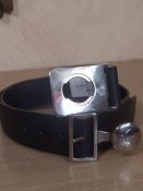 Кожаный ремень скаута Великобритании, Outdoors®, лилия. 85 см
