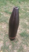 122mm.Орковський осколково-фугасний снаряд.