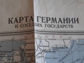 Карта Германии и соседних государств, 03.03.1945 года