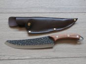 Багатофункціональний ніж Satori Knife 29см,Обвалювальний ніж мясника Саторі для роботи з м'ясом,рибою,нарізки зелені,овочів в чехлі з екошкіри