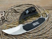 Ніж керамбіт SOG Gambit black з чохлом