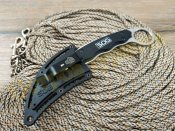 Ніж керамбіт SOG Gambit black з чохлом