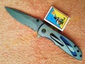 Нож складной Gerber X21 полусеррейтор с клипсой