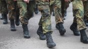 Загальновійськові берци Бундесверу (Німеччина, "Haix") ( mod. BW 2000 ). розмір - 255 мм