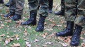 Загальновійськові берци Бундесверу (Німеччина, "Haix") ( mod. BW 2000 ). розмір - 255 мм