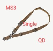 Ремень Magpul Ms3 Gen2 Single QD Coyote с антабками. Оригінал