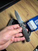 Benchmade Bugout 535-3 Carbon Повнорозмірний