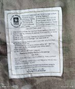 Контрактна вогнетривка форма армії США.Наш розмір 58-60.