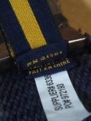 Текстильный брючный ремень Rugby Ralph Lauren, USA. Navy blue 1914. 106 см